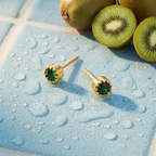 Jade Emerald Studs