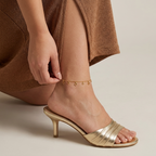 Elina Clover Frame Anklet