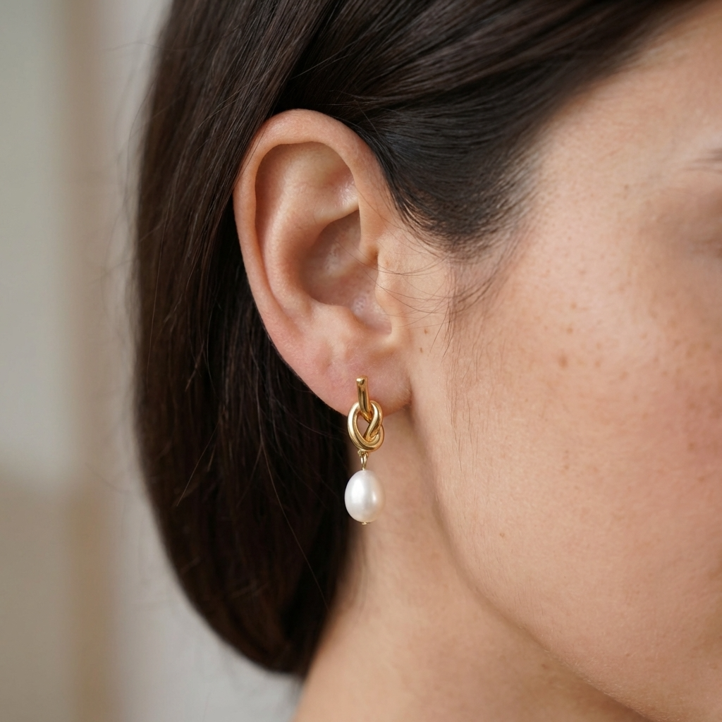 Brigitte Pearl Earrings