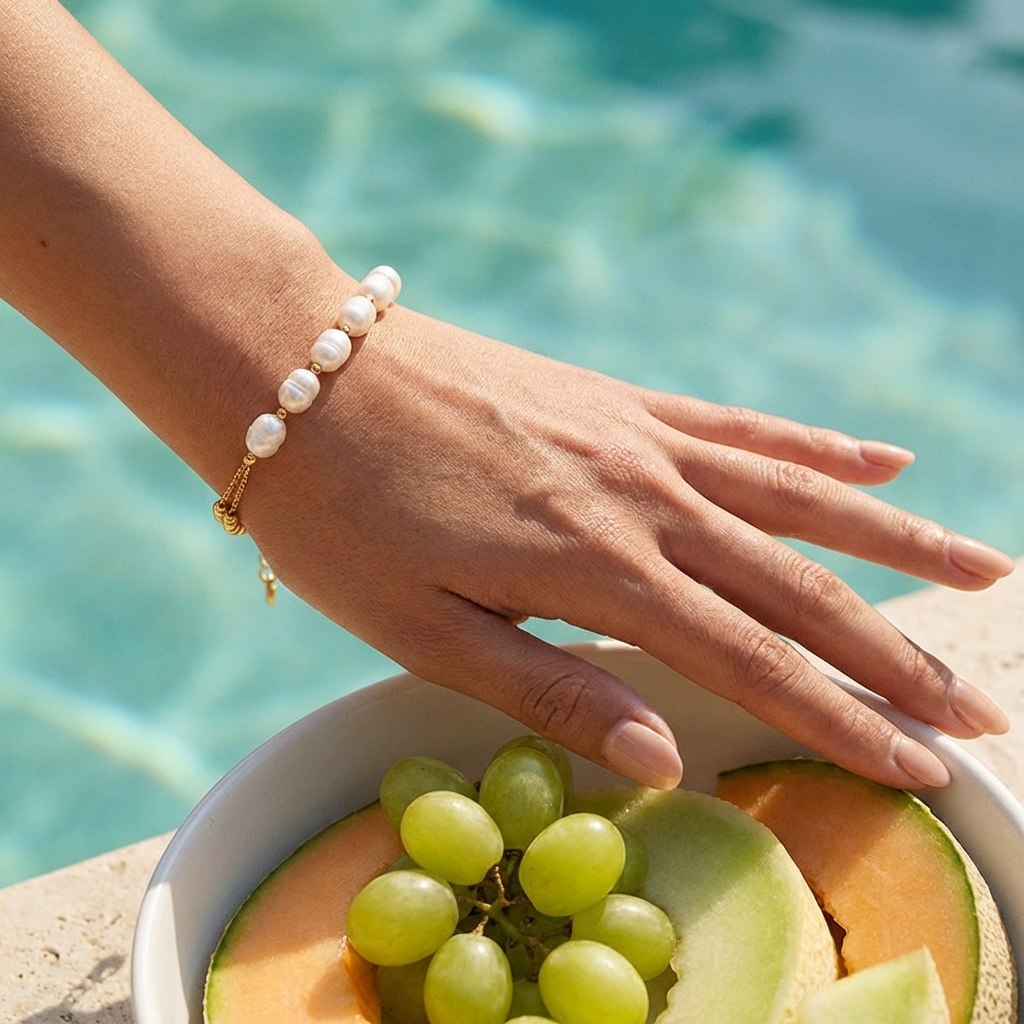 Adele Pearl Bracelet