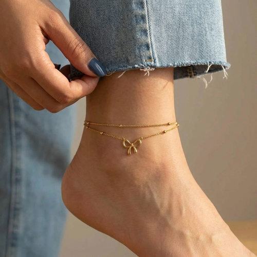 Belle Bow Anklet