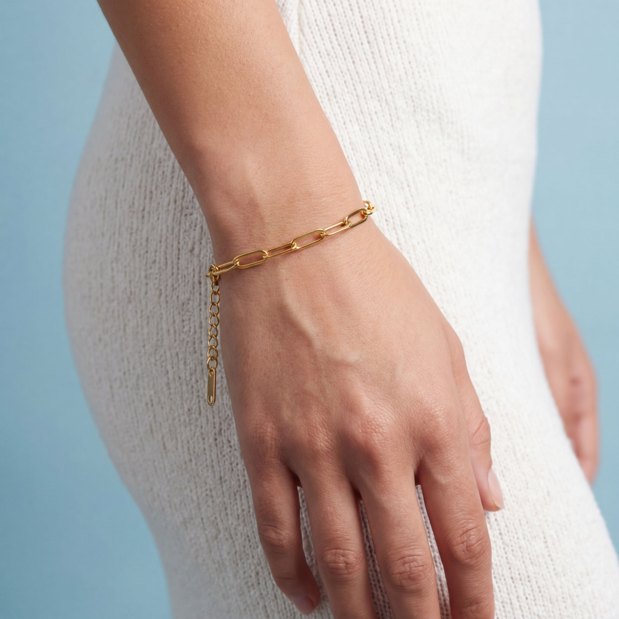Erin Paperclip Bracelet
