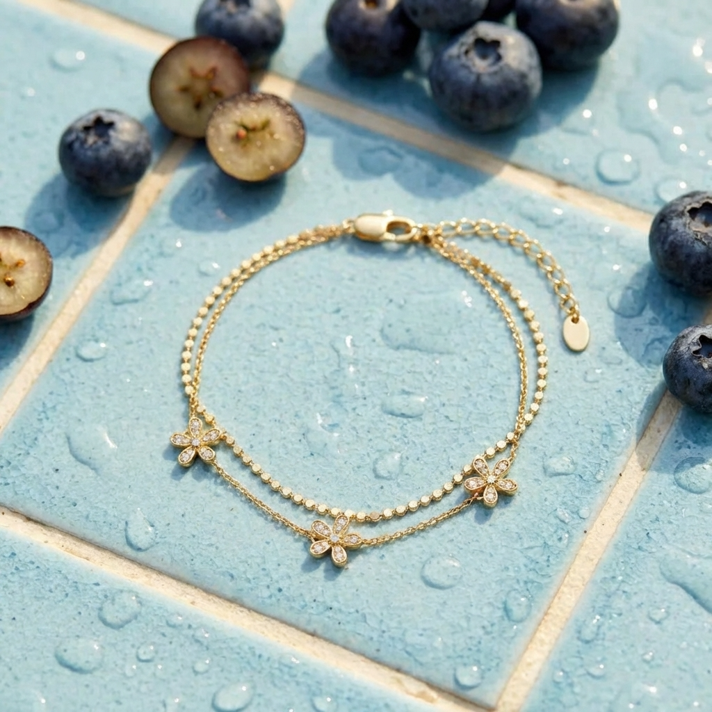 Daisy Flower Bracelet