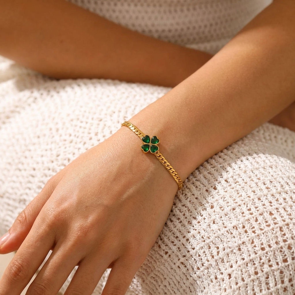 Ivy Clover Bracelet