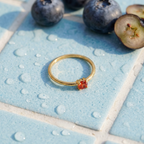 Rose Birthstone Ring