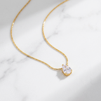 Dainty Pear Drop Gold Necklace