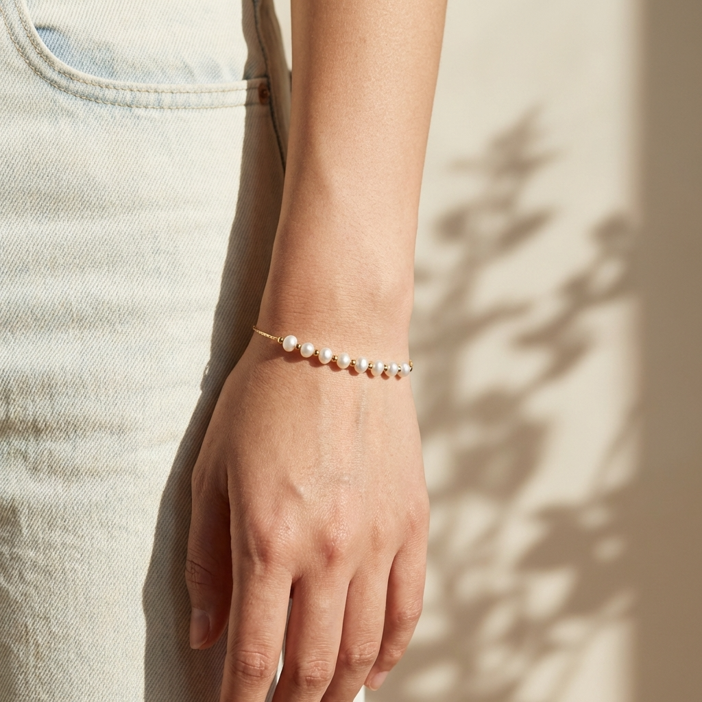 Penny Pearl Bracelet