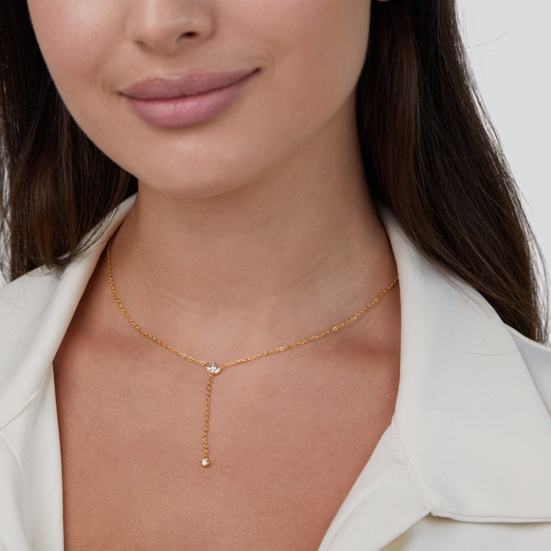 Esme Lariat Necklace - Necklace - Lelice Jewelry