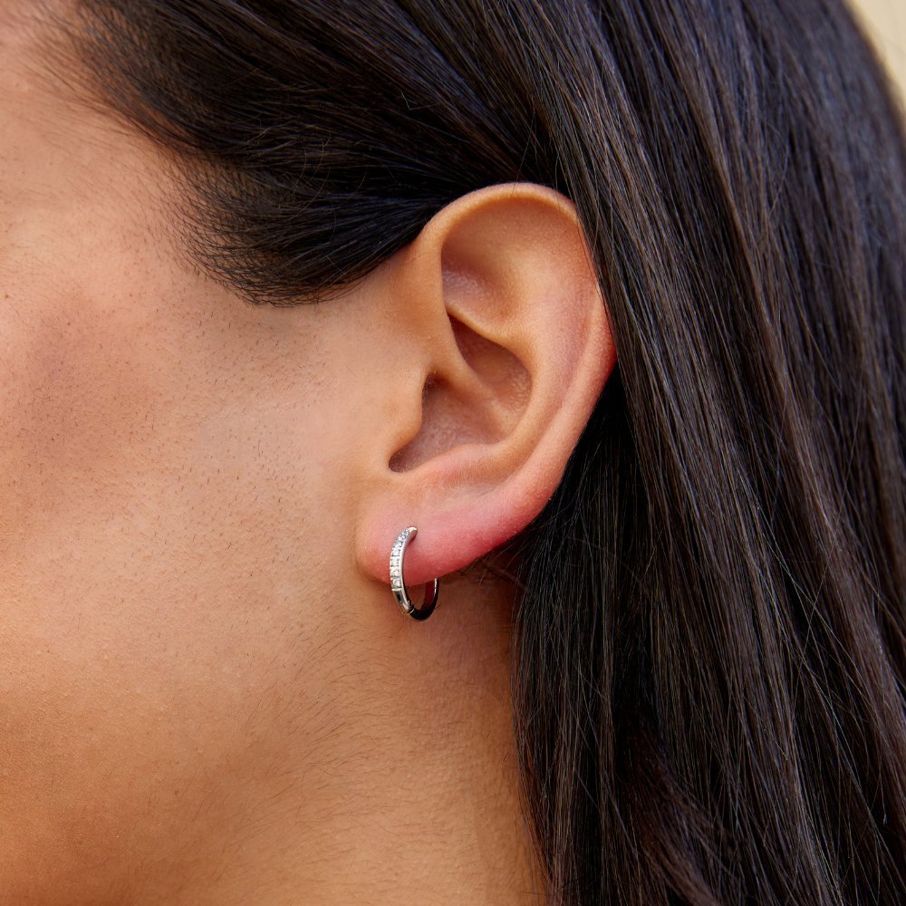 Evelyn Infinity Hoops - Earrings - Lelice Jewelry