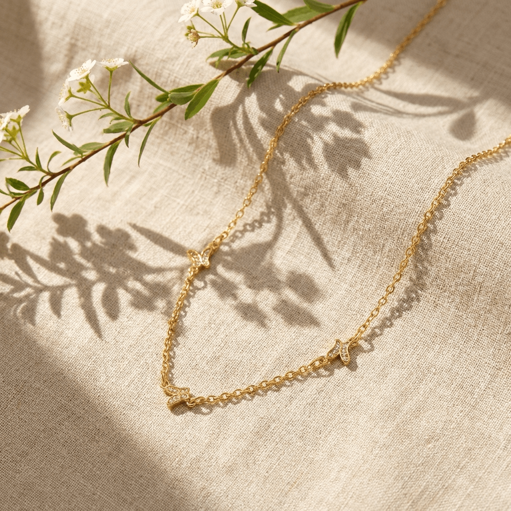 Faye Butterfly Necklace - Lelice Jewelry