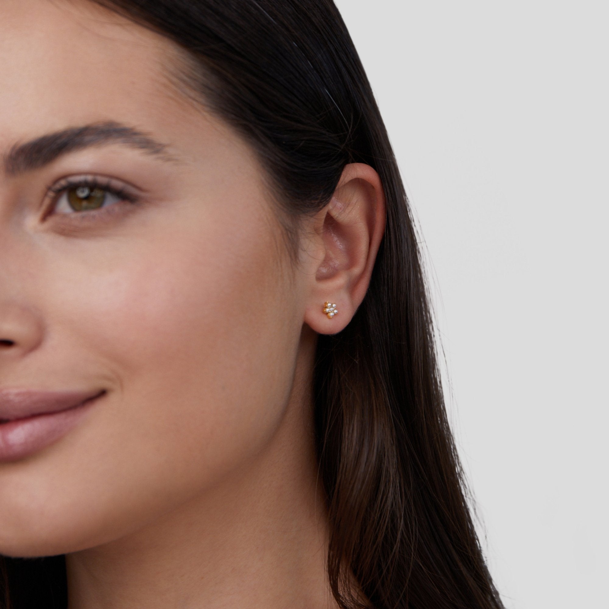 Fleur Pearl Earrings - Earrings - Lelice Jewelry