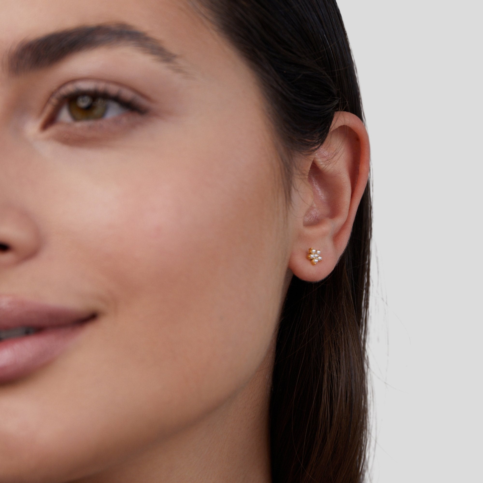 Fleur Pearl Earrings - Earrings - Lelice Jewelry