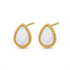 Lelice Giselle Opal Earrings in gold on a white background