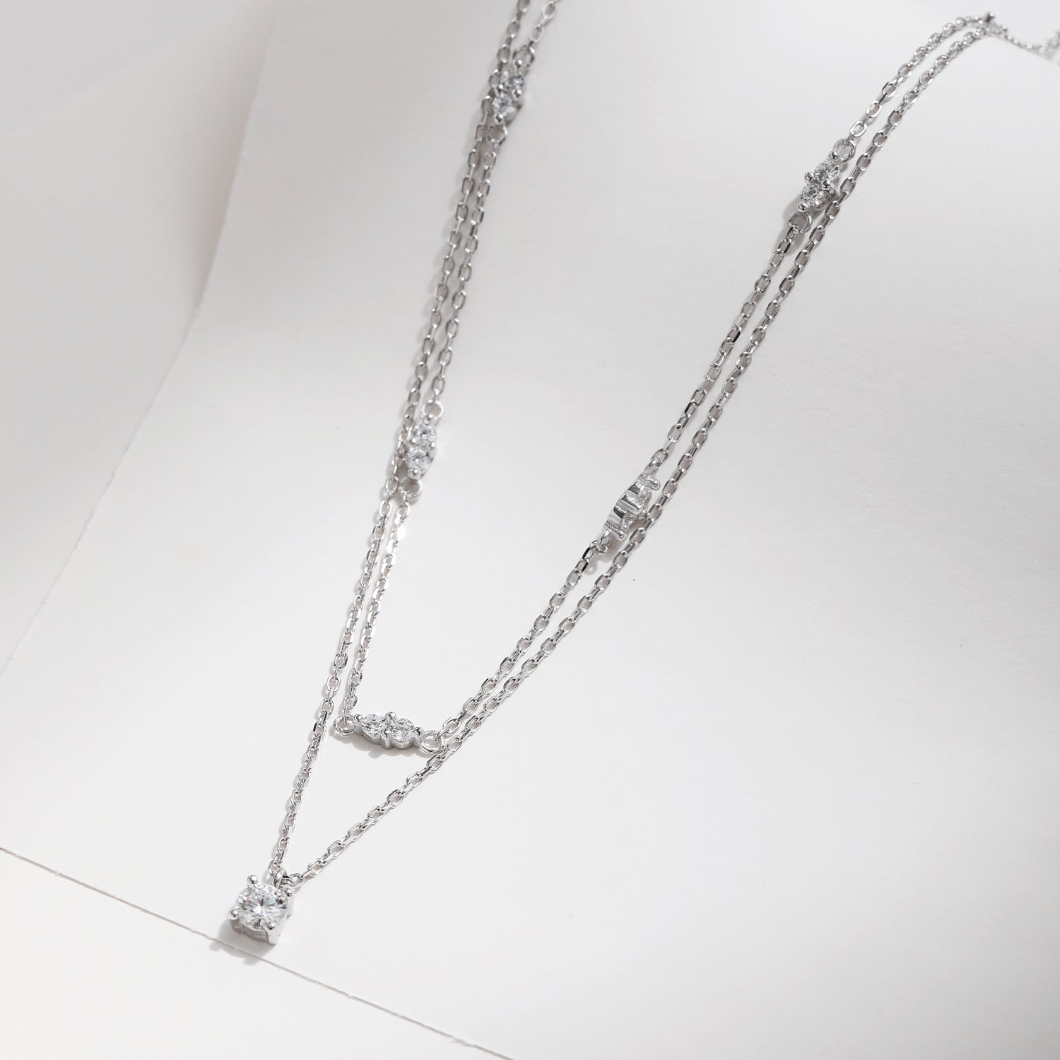 Grace Silver Necklace - Lelice Jewelry