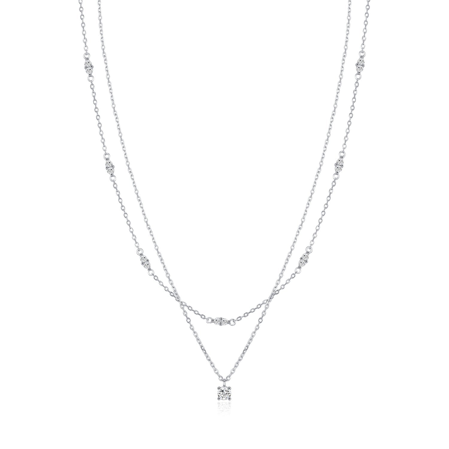 Grace Silver Necklace - Lelice Jewelry