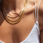 Harper Herringbone Necklace - Lelice Jewelry
