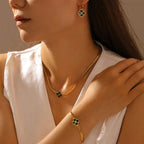 Ivy Clover Bracelet - earrings - Lelice Jewelry