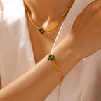 Ivy Clover Bracelet - earrings - Lelice Jewelry