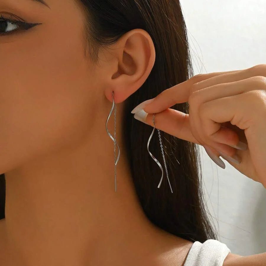 Jane Slim Earrings - Lelice Jewelry