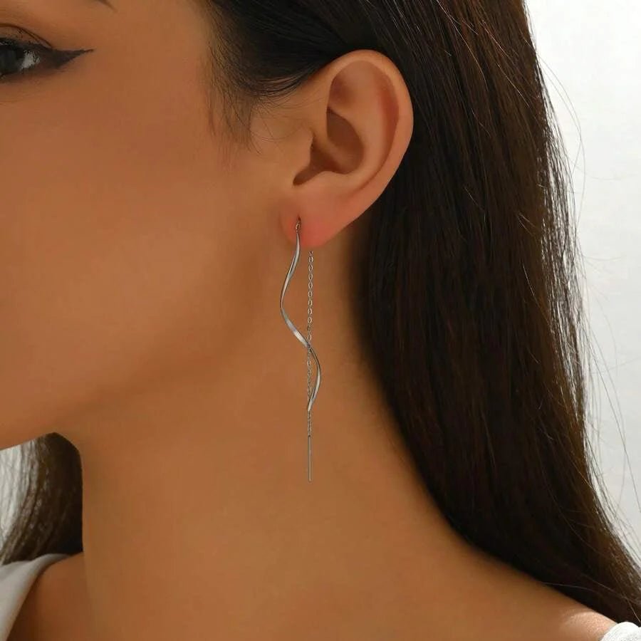 Jane Slim Earrings - Lelice Jewelry