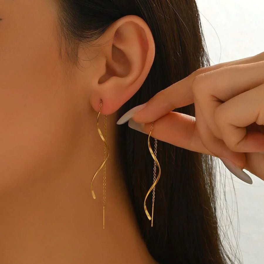Jane Slim Earrings - Lelice Jewelry