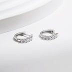 Julia Silver Hoops - Lelice Jewelry