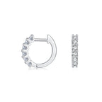 Julia Silver Hoops - Lelice Jewelry