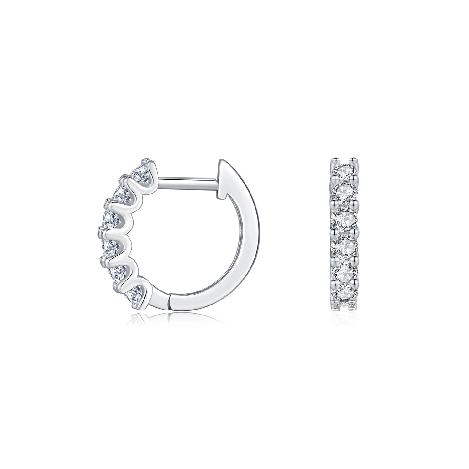 Julia Silver Hoops - Lelice Jewelry