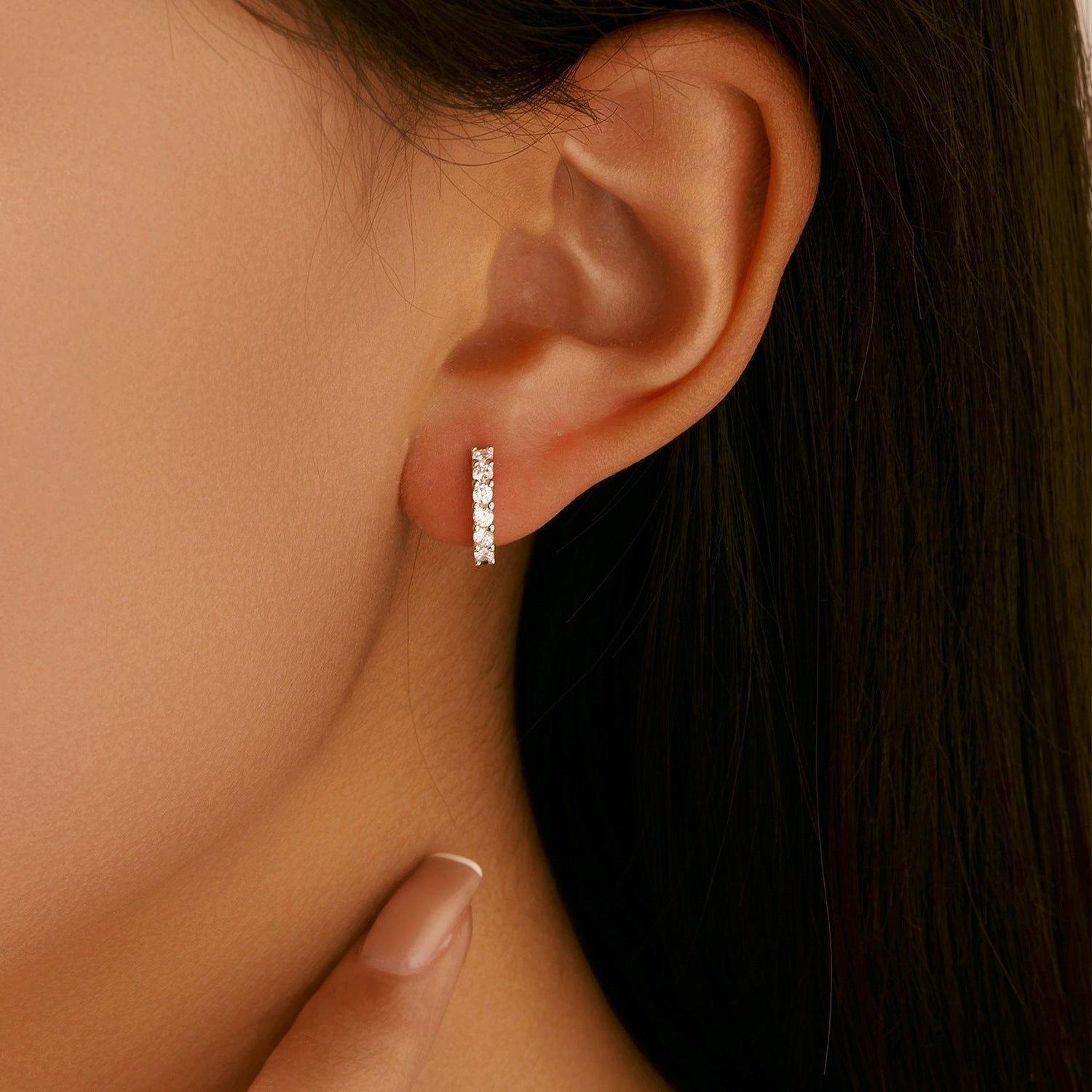 Julia Silver Hoops - Lelice Jewelry