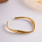 Juliette Gold Bangle - Lelice Jewelry
