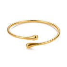 Lelice Sloane Gold Cuff on a white background