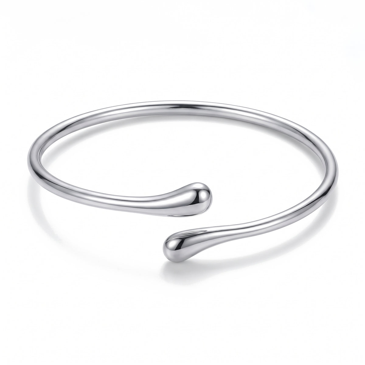 Lelice Sloane Silver Cuff on a white background