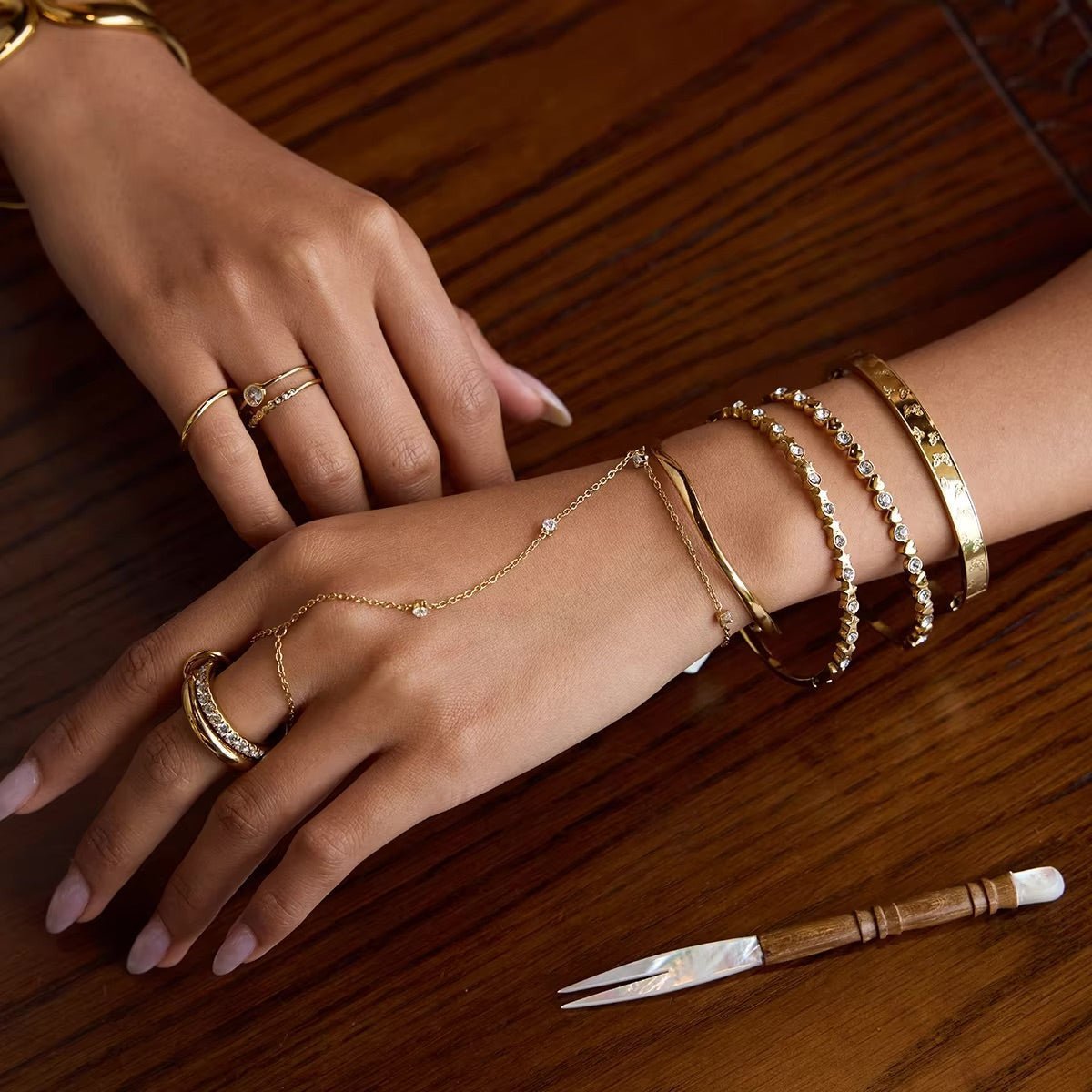 Lila Chain Bracelet - Lelice Jewelry