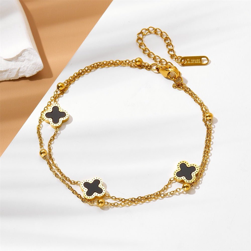 Lise Clover Anklet - Anklet - Lelice Jewelry