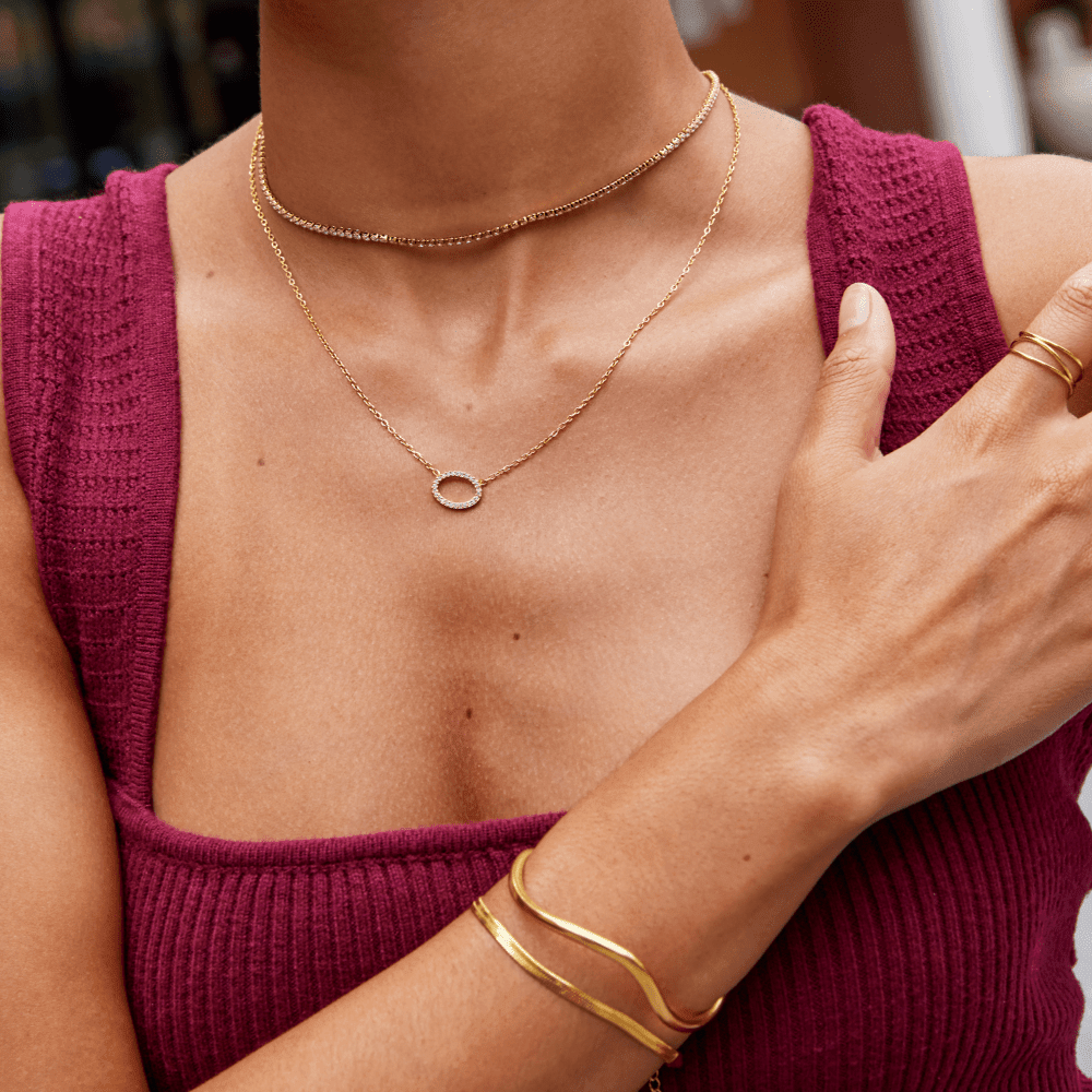 Lucie Crystal Necklace - Necklace - Lelice Jewelry