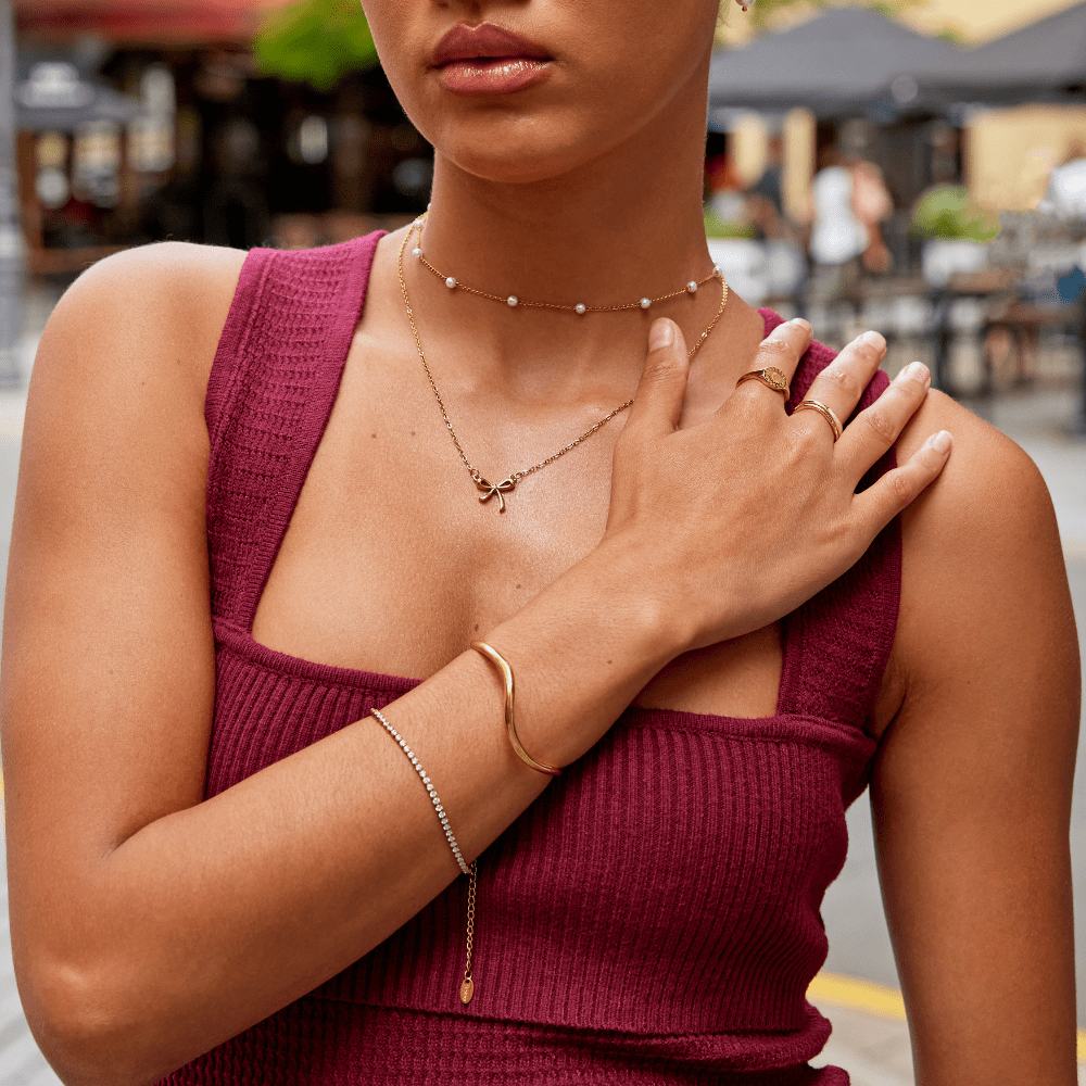 Lucille Gold Bracelet - Bracelet - Lelice Jewelry