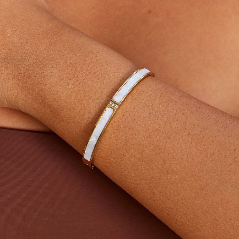 Lyra Cuff Bangle - Bracelet - Lelice Jewelry