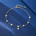 Maëva Clover Anklet - Anklets - Lelice Jewelry