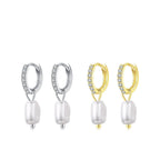 Margo Silver Huggies - Lelice Jewelry