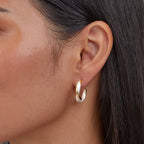 Margot Twist Hoops - Earrings - Lelice Jewelry