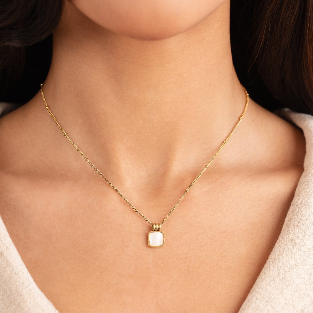 Marina Shell Necklace - Necklace - Lelice Jewelry