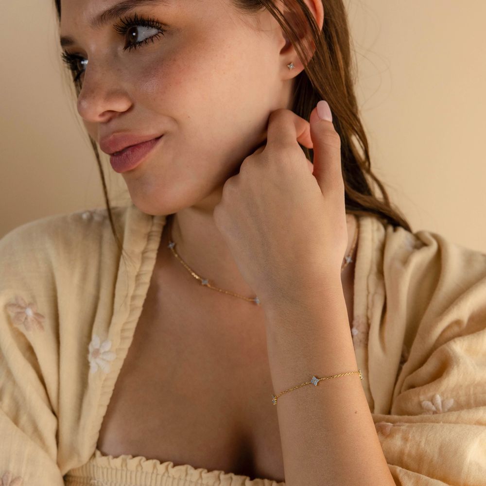 Mina Clover Bracelet - Lelice Jewelry