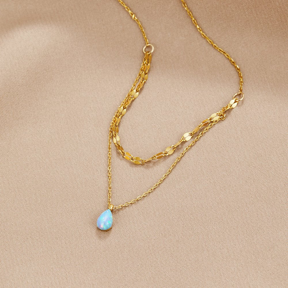 Naxos Opal Necklace - Necklace - Lelice Jewelry