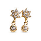 Lelice Nina Petite Studs in gold on a white background