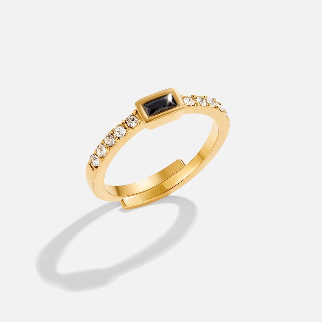 Odette Onyx Ring - Ring - Lelice Jewelry