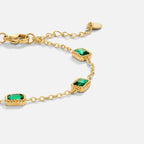 Olive Emerald Bracelet - Bracelet - Lelice Jewelry