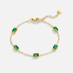 Olive Emerald Bracelet - Bracelet - Lelice Jewelry