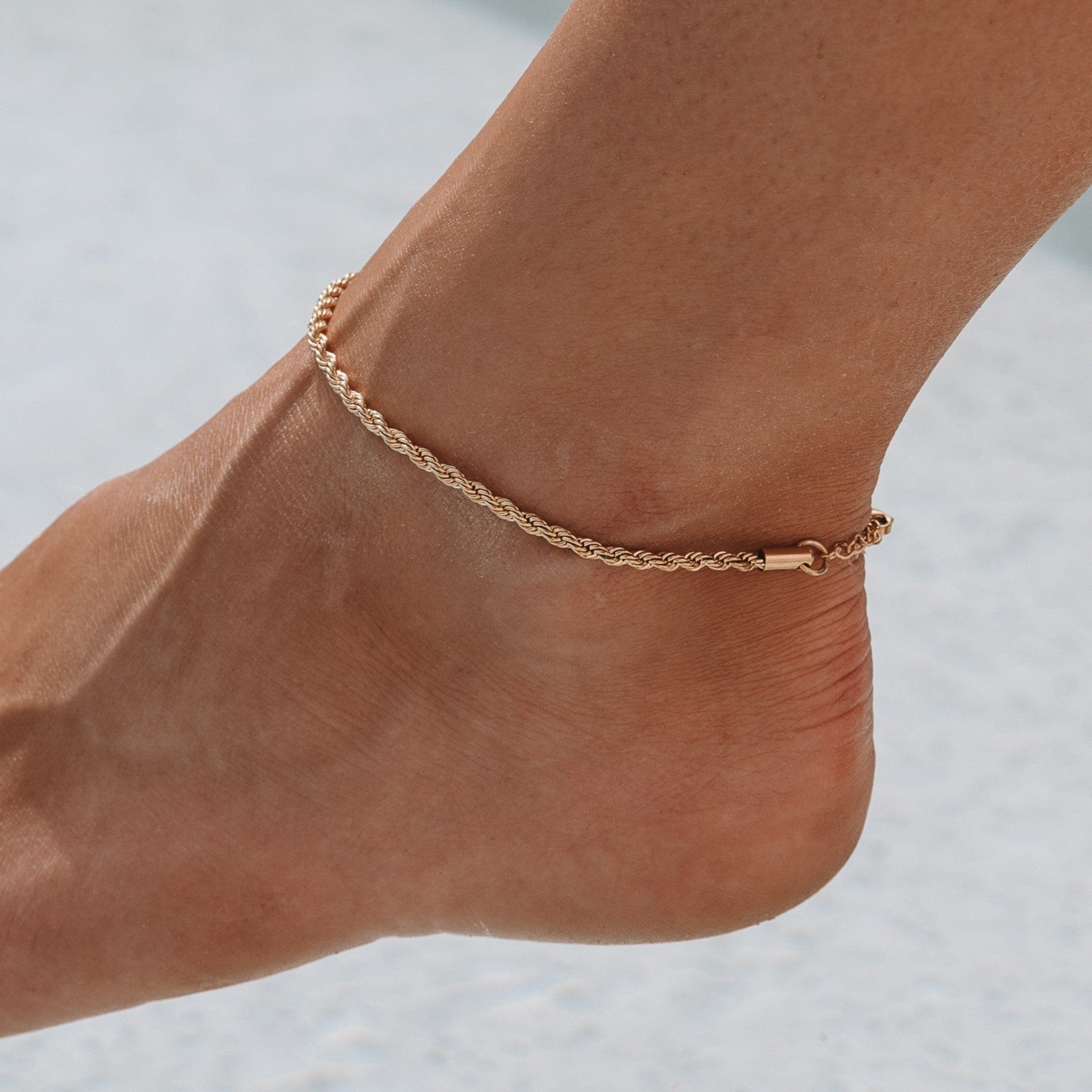 Pia Twist Anklet - bracelet - Lelice Jewelry