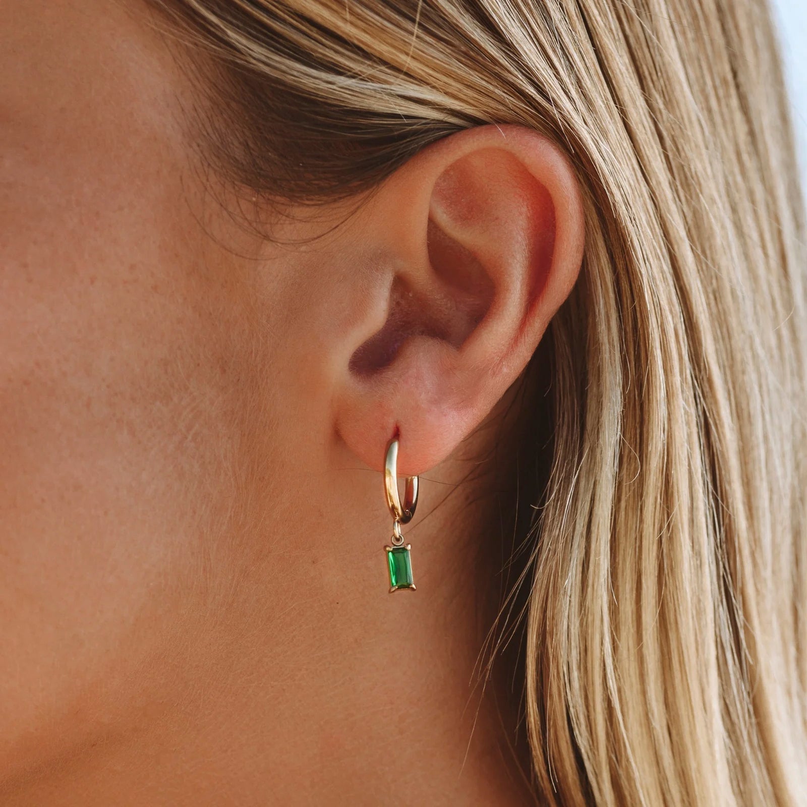 Piper Emerald Earrings - Earrings - Lelice Jewelry