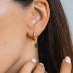 Piper Emerald Earrings - Earrings - Lelice Jewelry